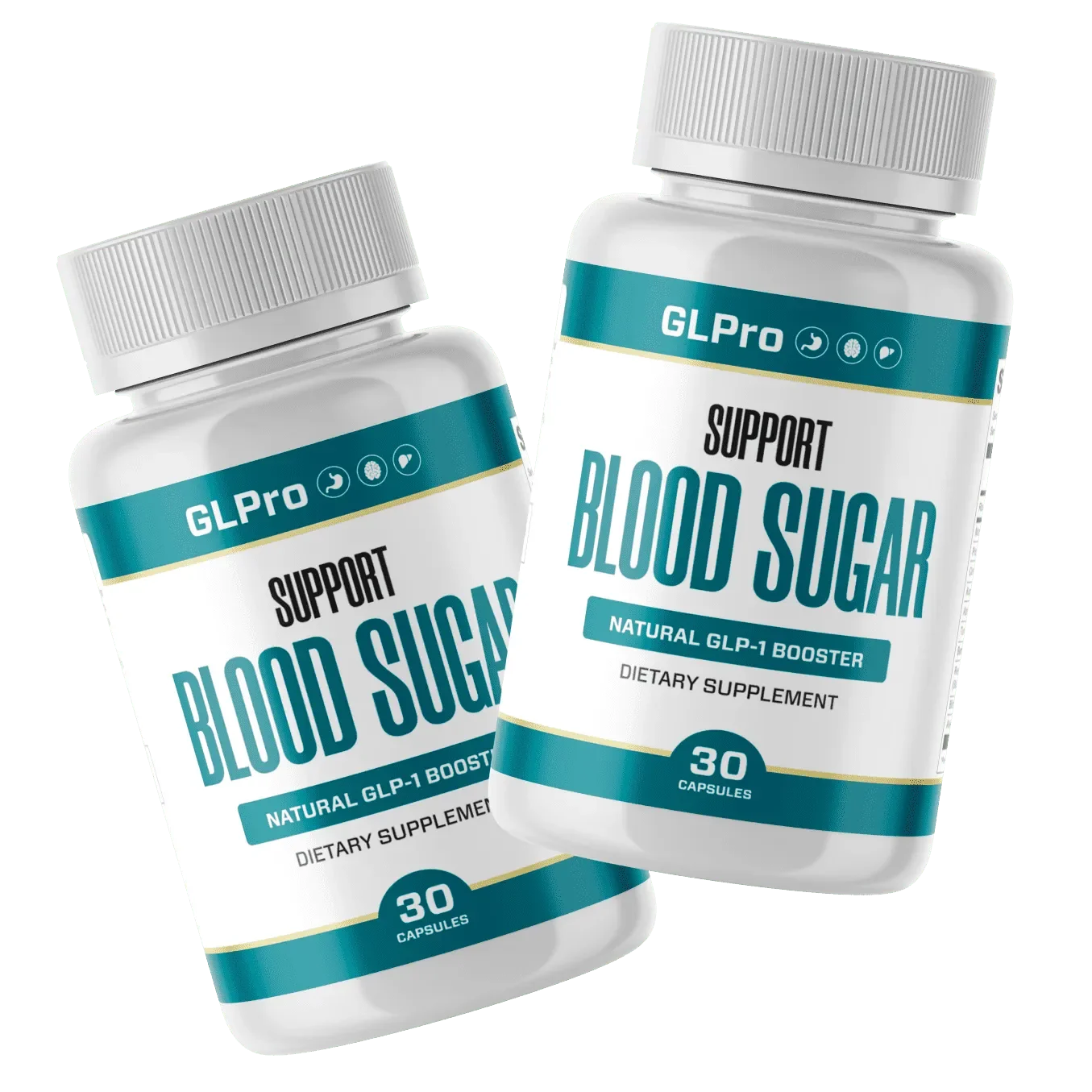 GLPro bottle — plant-based blood sugar support supplement
